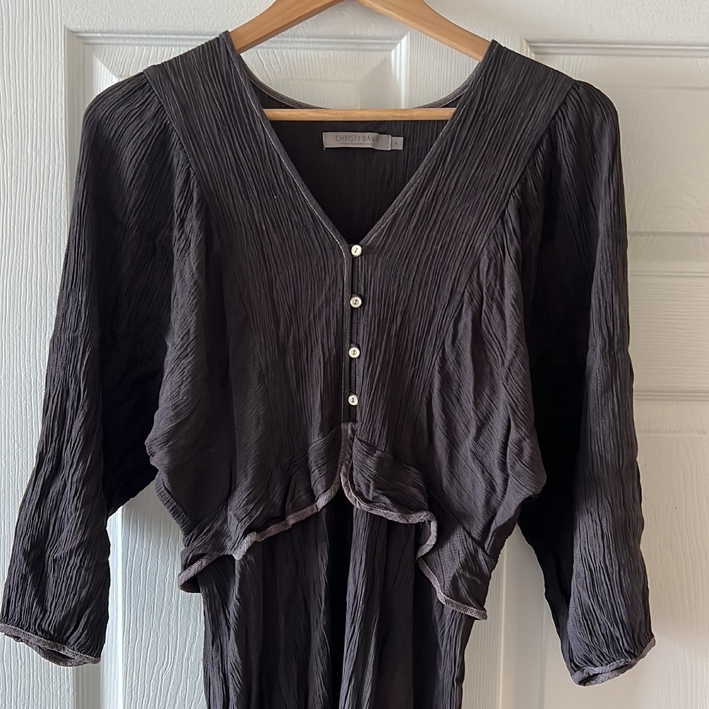 Christy Dawn Dress Dark Gray